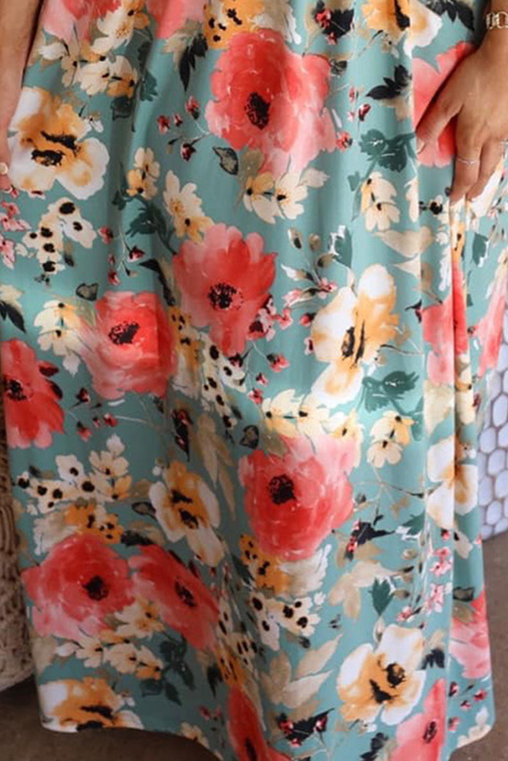 Boho Floral Maxi Dress